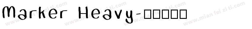 Marker Heavy字体转换